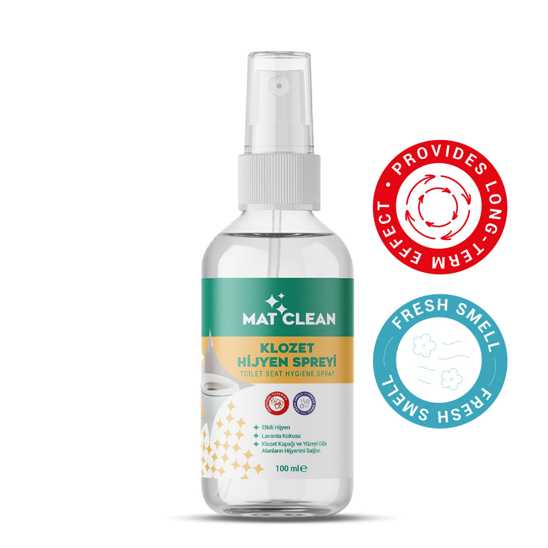 Mat Clean Klozet Hijyen Spreyi 100ml   Lavanta Kokulu, Durulama Gerektirmez