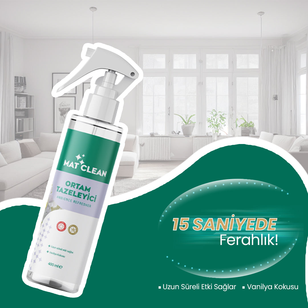 Mat Clean  Ortam Tazeleyici Vanilya Kokulu 400 ML